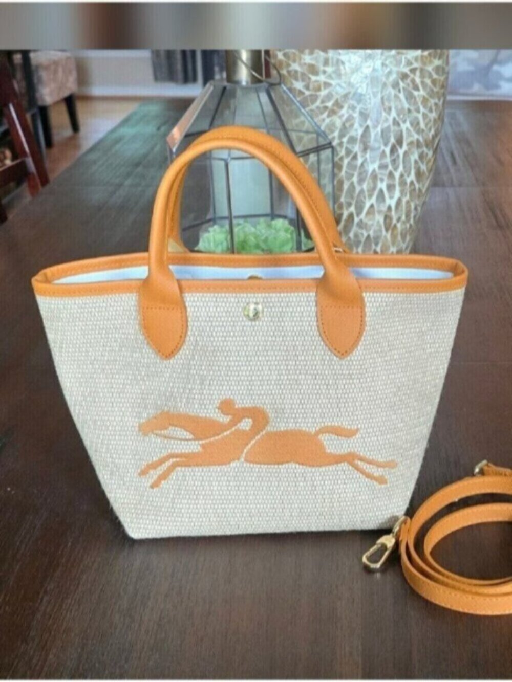 Longchamp Le Panier Pilage Small Basket Bag